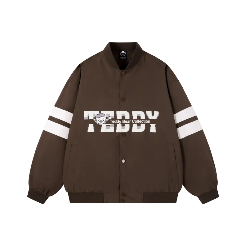 Teddy Bear Collection Baseball Jacket Unisex-5