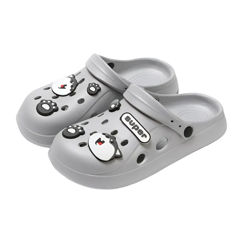 Lighthearted Thickened Slippers Summer Home Slip Resistant Bathroom Closed Toe Slippers-1