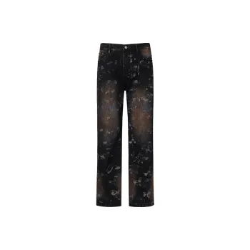 GTRG Jeans Unisex Dirty Mud Black