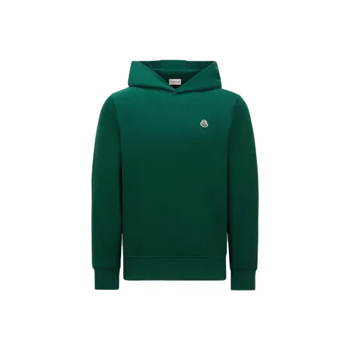 Moncler Logo Patch Long Sleeved Hoodie