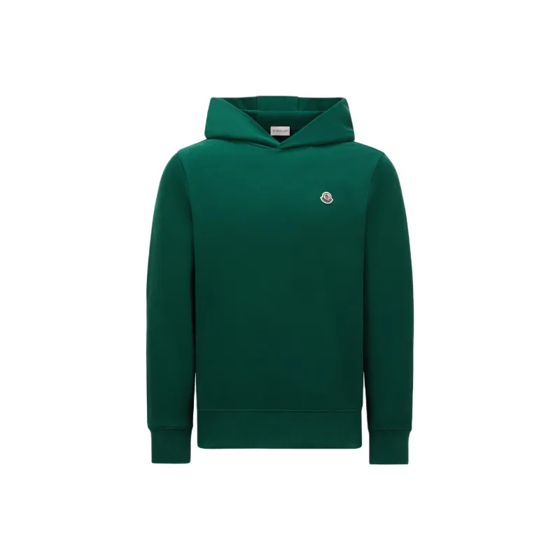 Moncler Logo Patch Long Sleeved Hoodie-0