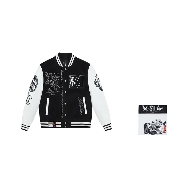 MEDM x STK SMALL TOWN KID Baseball Jacket Unisex-0