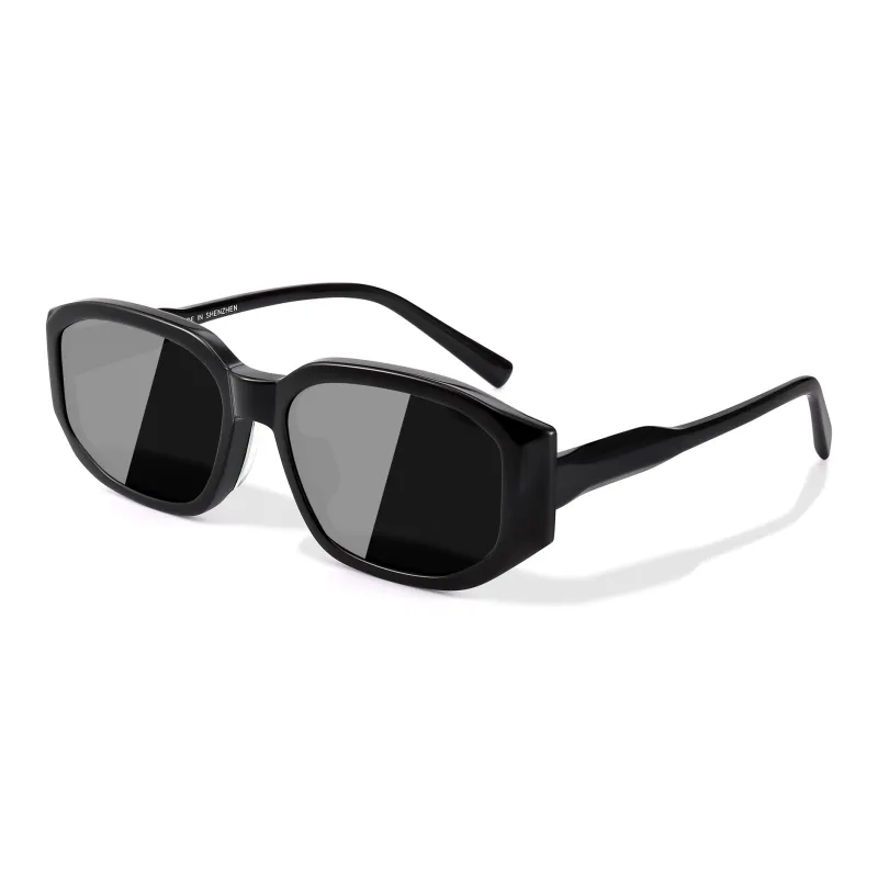 SUYAN Plate Frame Irregular Shape Sunglasses Unisex-0