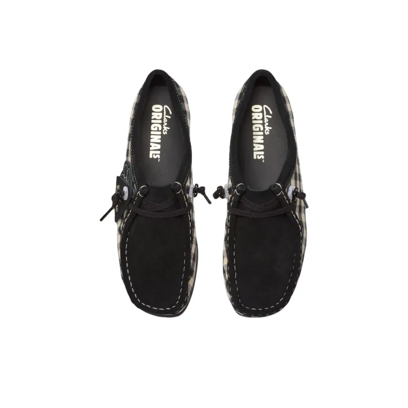 Clarks Originals WALLABEE Casual Single Shoes Women's Beige Black-3