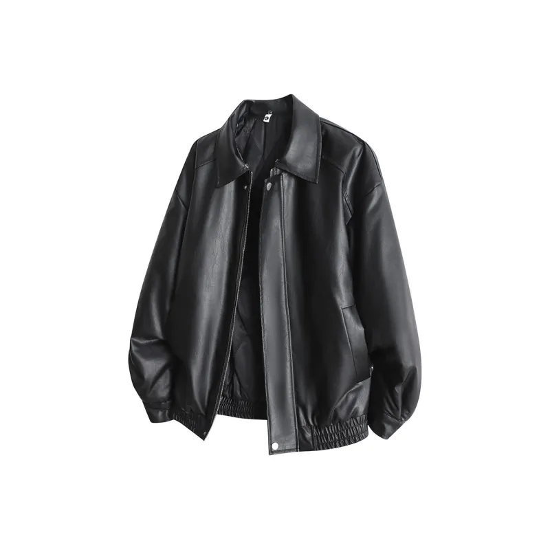 EOOVEN Leather Jackets Unisex-4
