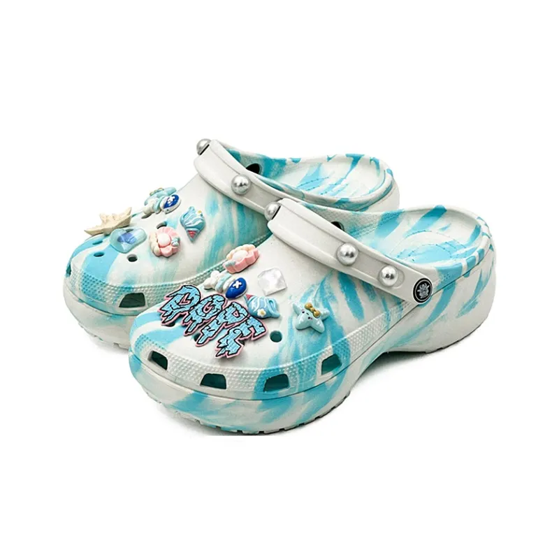OUBT Summer Ocean Baby Clogs Women's Ink Blue-3