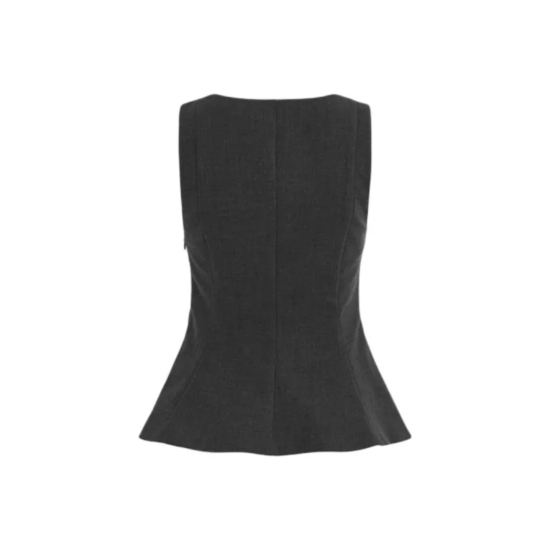 URBAN REVIVO Shirt Women's Dark Gray Heather Gray-1