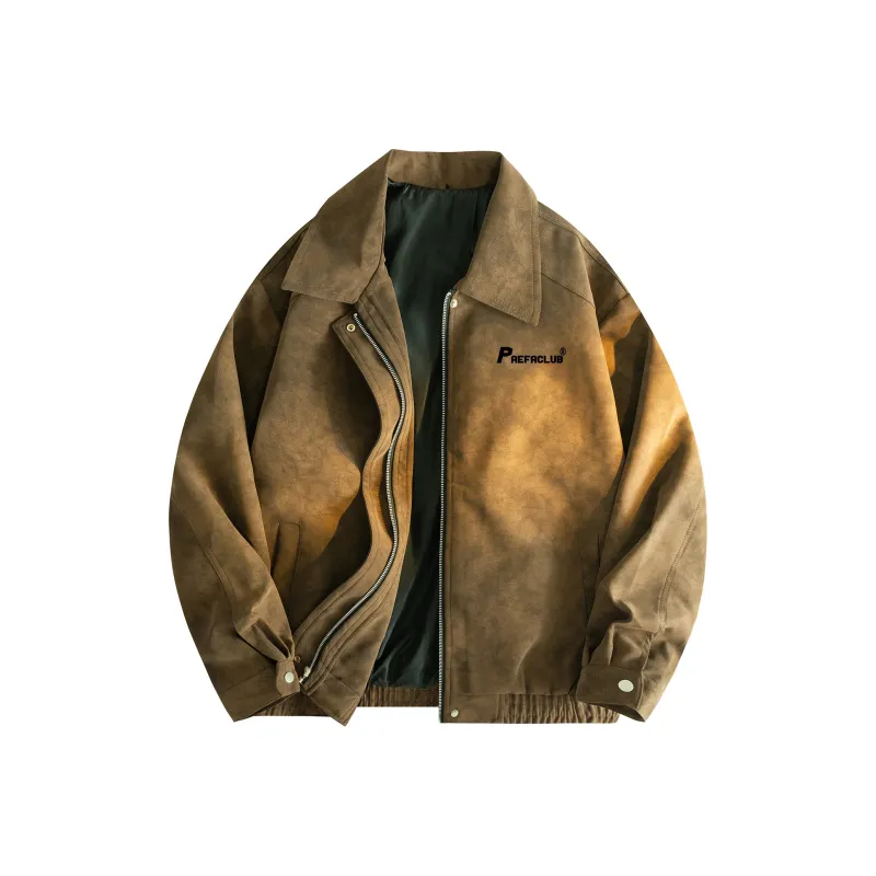 PAEFA Jackets Coats Fleece Lined Thin Optional Unisex-6