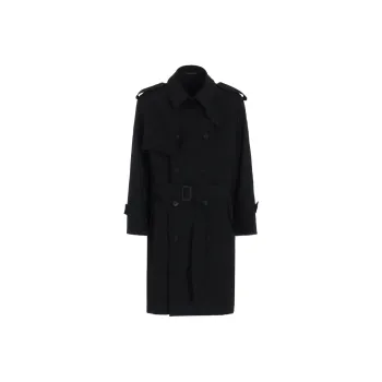 Yohji Yamamoto Y's For Men FW24 Trench Coat Men's Black