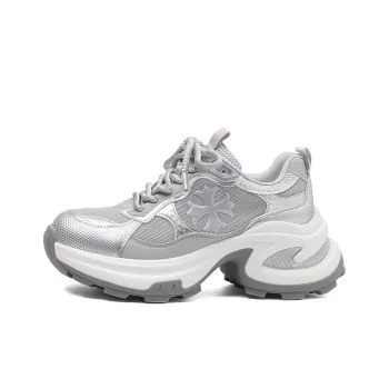 MOMGOG Breathable Height Increase Low Top Chunky Sneakers Women's