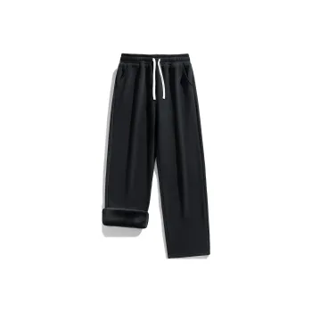 FONDLOOK Casual Pants Unisex Black