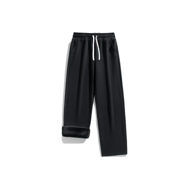 FONDLOOK Casual Pants Unisex Black-0