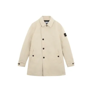 STONE ISLAND Trench Coat Men's Ecru