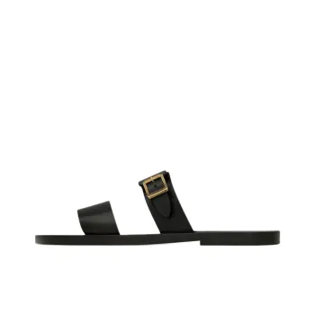 SAINT LAURENT Slide Slippers Men's Black
