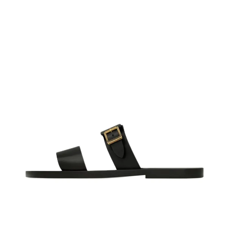 SAINT LAURENT Slide Slippers Men's Black-0