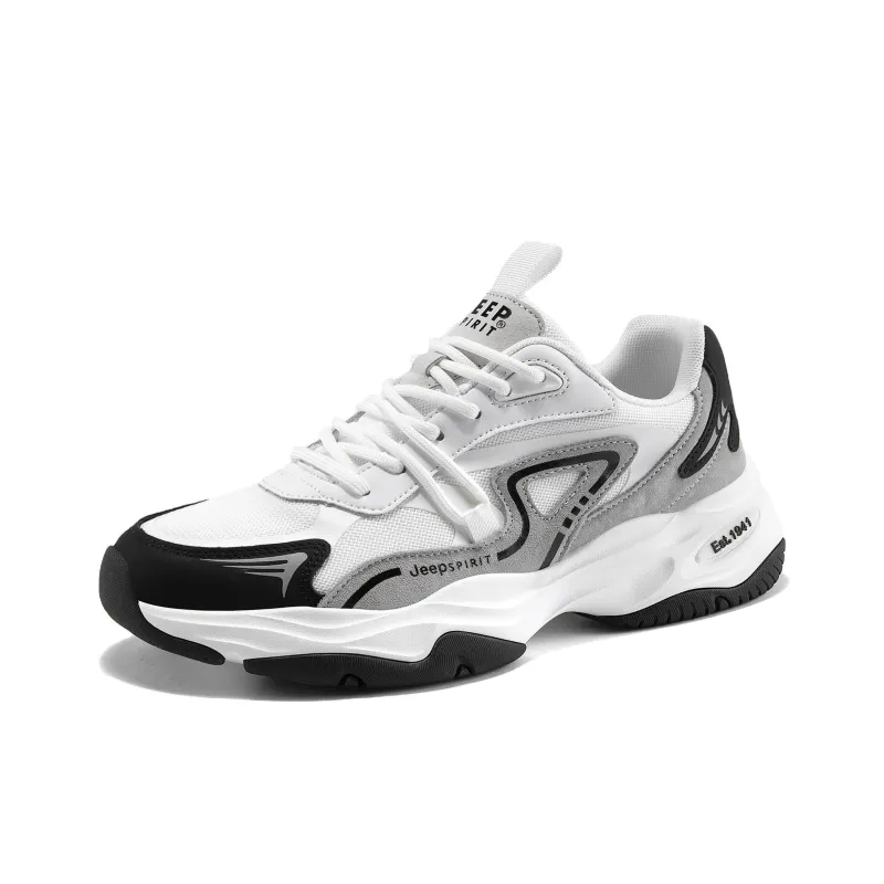 JEEP SPIRIT Slip Resistant, Abrasion Resistant, Lightweight, Rebound Low Top Casual Shoes Men Light Sandy-10