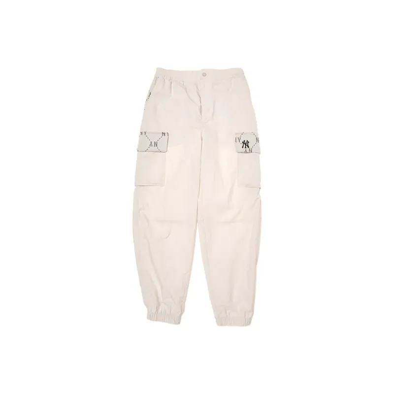 MLB Dia Monogram New York Yankees New York Yankees Woven Pants Casual Pants Unisex Dark Cream-0