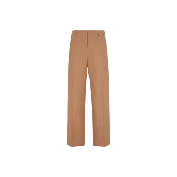 FENDI High Waisted Straight Leg Trousers