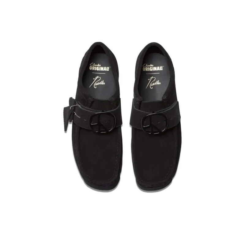 Clarks Originals Wallabee Strap Needles Black-2