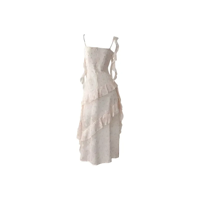 DOSOHEB Slip Dress Women's Pink-1