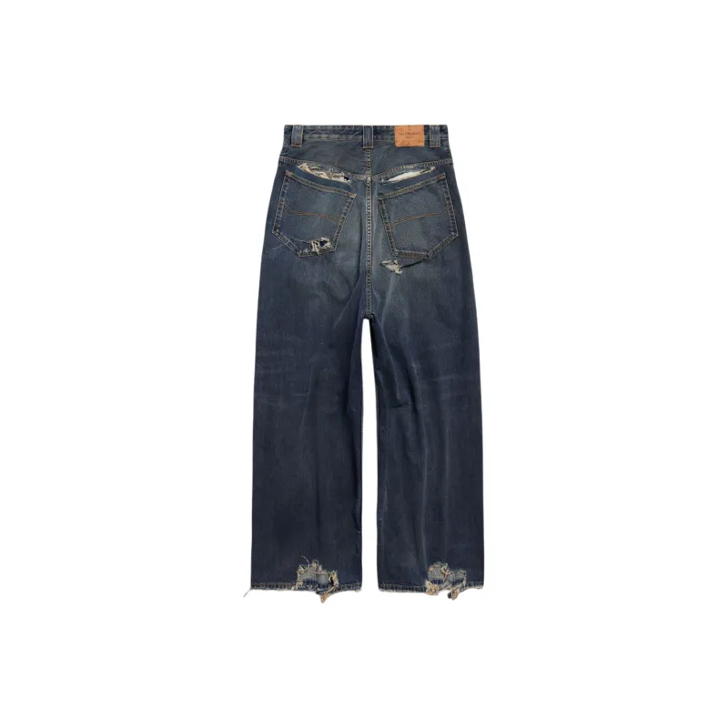 Balenciaga Jeans Loose Fit Men's Blue-1