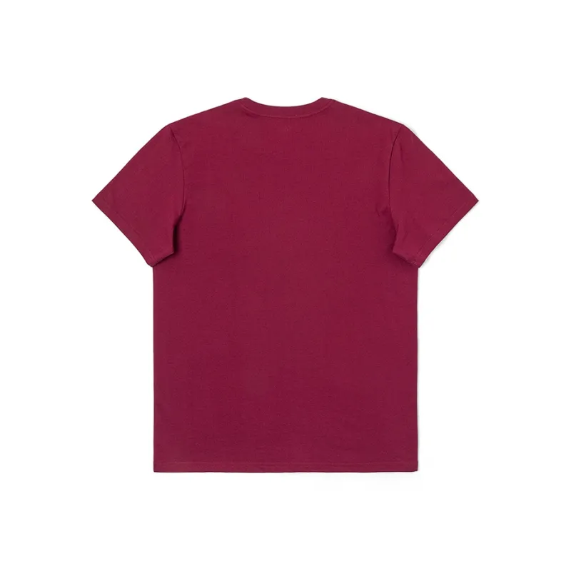 Lee T Shirts Men Burgundy-1