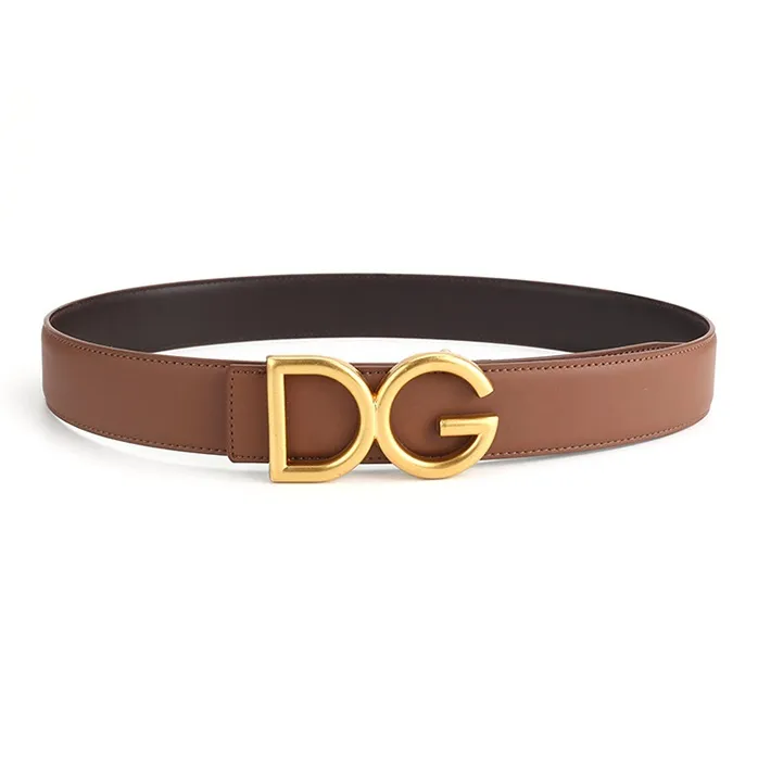 Yalu Preferred Cow Split Leather Belts Unisex Width 3.8CM-7
