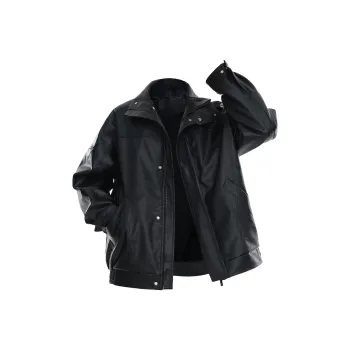 JUNGLE PANDA Leather Jackets Coats Unisex