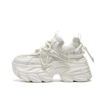 ST&SAT Slip Resistant Low Top Chunky Sneakers Women's