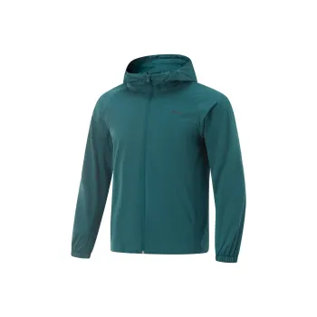 LiNing Fitness Series Trench Coat Men's Dark Reef Green