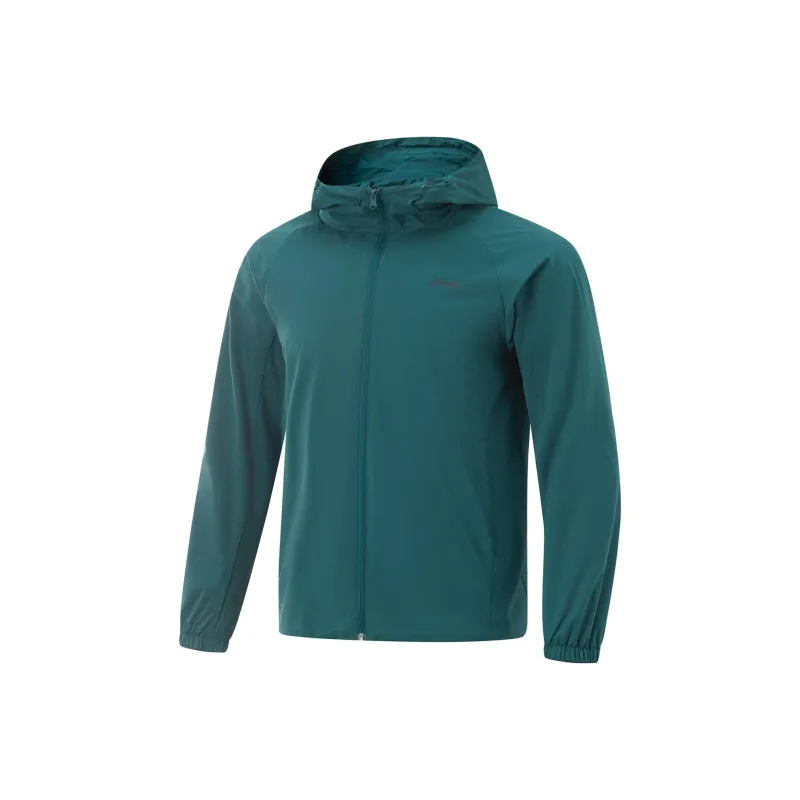 LiNing Fitness Series Trench Coat Men's Dark Reef Green-0