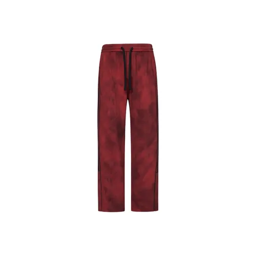 GTRG Casual Pants Unisex Maroon