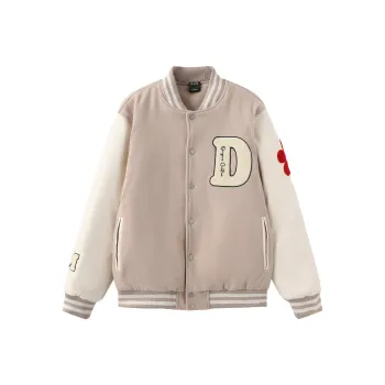 Duamin Baseball Jacket Unisex Apricot