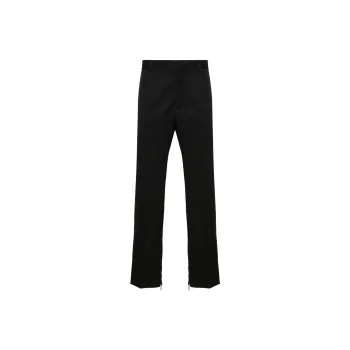 OFF WHITE Zip Detailed Slim Cut Trousers