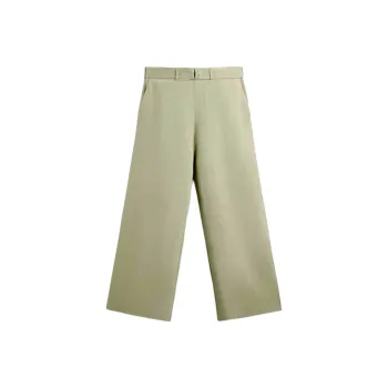 ZARA x NANUSHKA Nanushka Collaboration Casual Pants Men's Washed Green