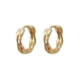 Irregular Twisted Gold-1 Pair