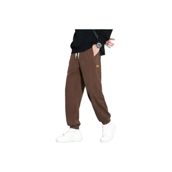 Tonlion Casual Pants Unisex Camel