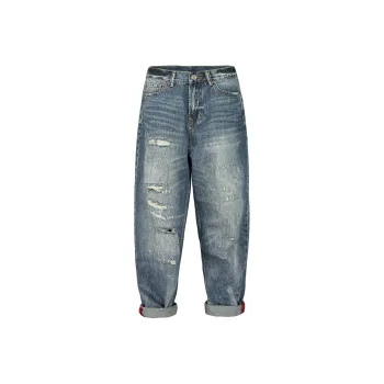 FAR BACK Jeans Unisex Vintage Blue