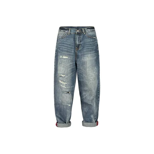 FAR BACK Jeans Unisex Vintage Blue