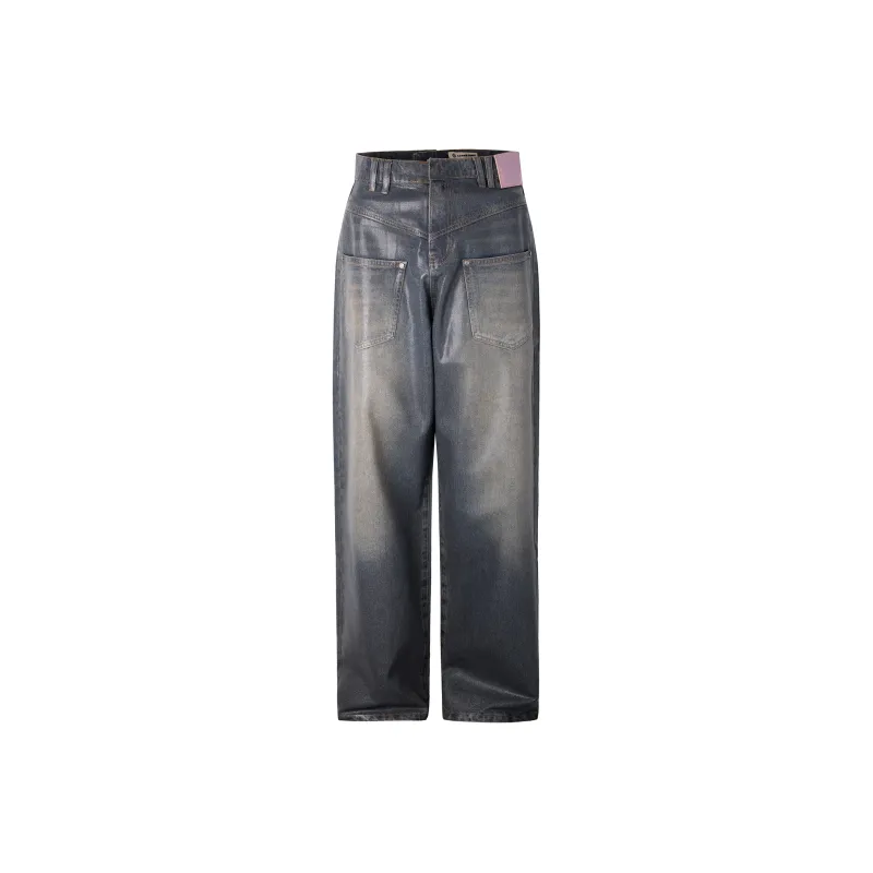 Carpe Diem Jeans Unisex Floral Blue-0
