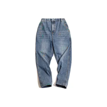 MADEN Jeans Men Light Blue