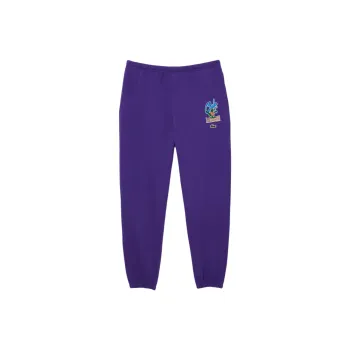 LACOSTE Iconic print Cotton Track Pants