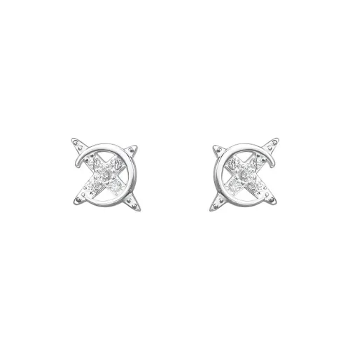 Universe Search S925 Silver Stud Earrings Women's