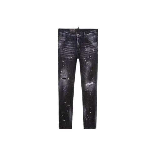 DSQUARED 2 D2 Squared Spring And Summer Collection Jeans Men's Black