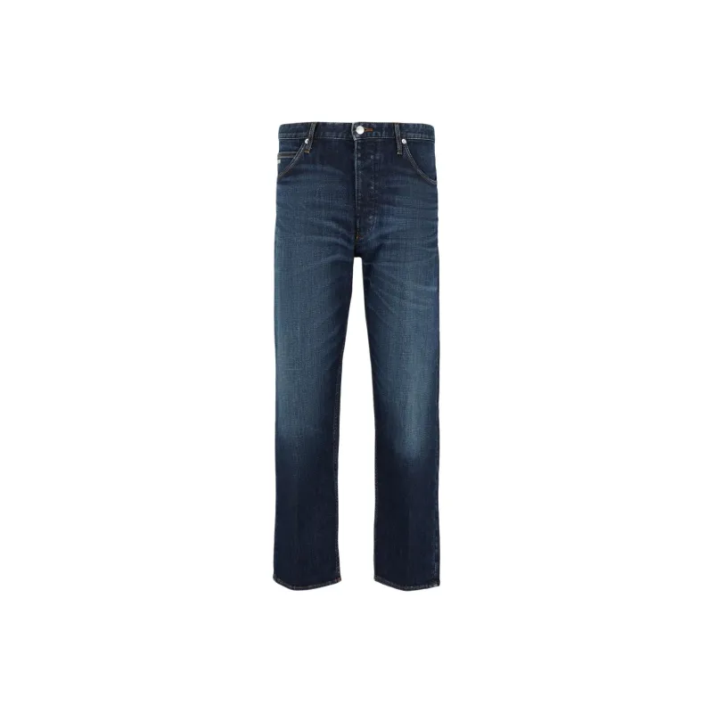 EMPORIO ARMANI J69 Loose fit Jeans In Stone wash Stretch Denim With A Dirty effect Treatment-0
