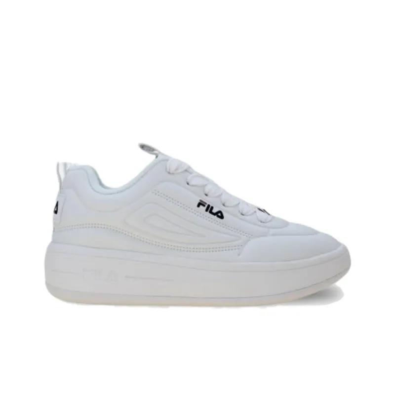 FILA Superbubble Anti Slip Wear Resistant Low Top Casual Shoes Women's White-1