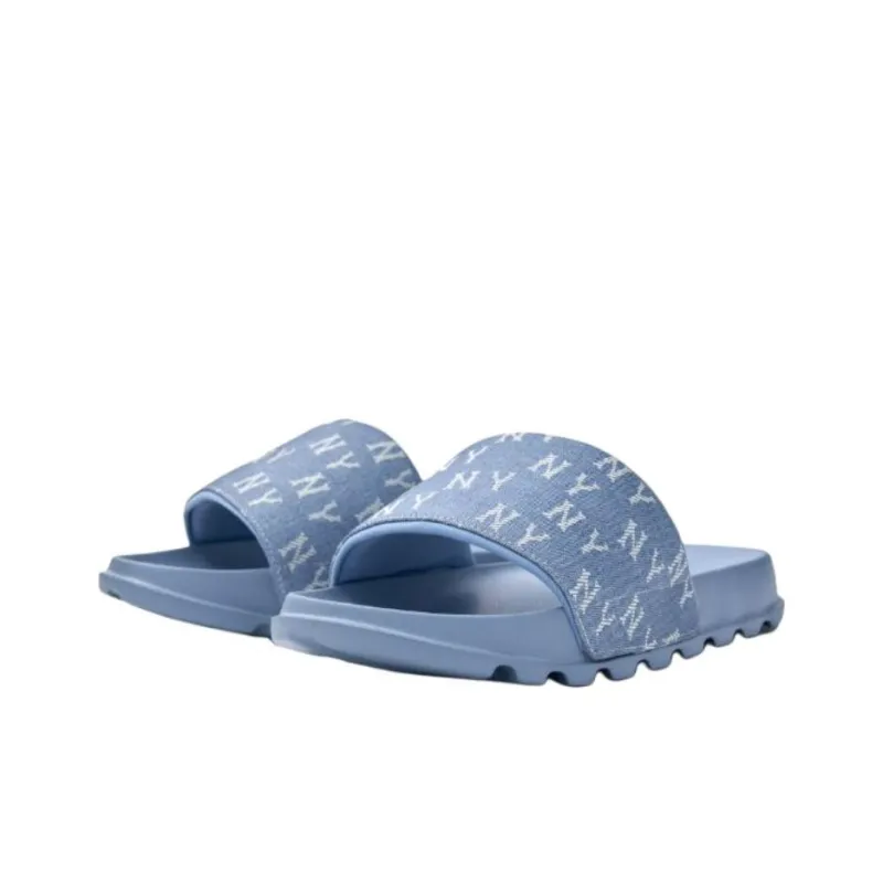 MLB New York Yankees Slip Resistant Abrasion Resistant Slide Slippers Unisex Blue-2