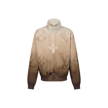 LOUIS VUITTON Monogram Printed Light Nylon Windbreaker