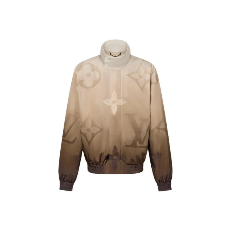 LOUIS VUITTON Monogram Printed Light Nylon Windbreaker-0