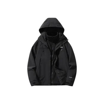 JEEP SPIRIT Water Resistant Windproof Breathable Wear Resistant Warm Windbreaker Jacket Unisex